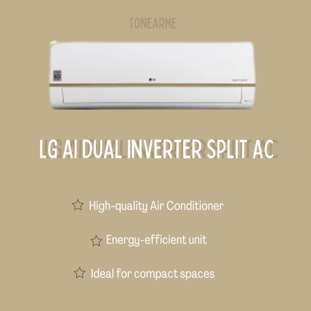 LG 1 Ton 5 Star AI DUAL Inverter Split AC